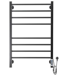 Полотенцесушитель электрический Domoterm Куба DMT П8 50 0x800 EK R чёрный