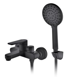 Смеситель для ванны с душем DQ Bayern.F?rth DA1523205 чёрный