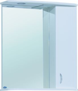 Зеркало-шкаф с подсветкой Bellezza Астра 60см правый белый 00000002013