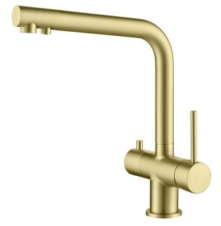 Смеситель для кухни Timo Saona 2396/17F золото матовое