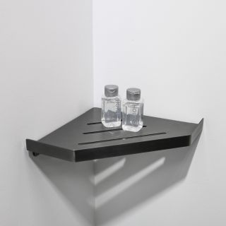 Полка угловая одноэтажная Fixsen Hi-Tech графит (FX-841F)