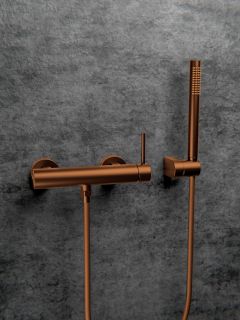 Смеситель для душа Knotlor SS-22/RB, бронза