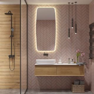 Зеркало с холодной подсветкой Art&Max Forli 70x150см AM-For-700-1500-DS-F