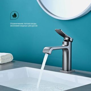 Смеситель для раковины Splenka S31.10.09 графит