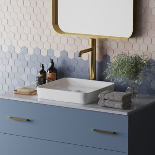 Смеситель для раковины Paini Cox Grip 7GPJ205OLL матовое золото