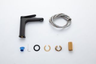 Смеситель для раковины Gappo G1010-6 чёрный