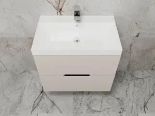 Подвесная тумба под раковину Style Line Матис ЛС-00002310 60 см кремовый