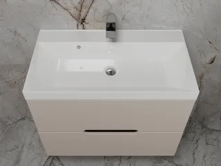 Подвесная тумба под раковину Style Line Матис ЛС-00002308 80 см кремовый