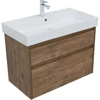 Тумба под раковину Aquanet Nova Lite 249954 85 см дуб рустикальный