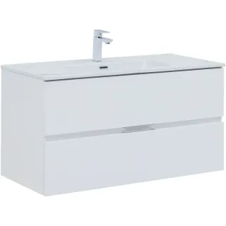 Тумба под раковину Aquanet Алвита New 277518 100 см белый матовый