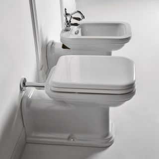 Унитаз Kerasan Waldorf 411801 приставной Белый без сиденья