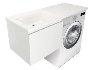 Подвесная тумба под раковину Эстет Dallas Luxe ФР-00002015 Л/П 110см один ящик белый