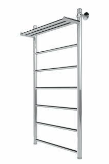 Полотенцесушитель водяной Indigo Line LLSHW100-50 с полкой 100x50 см хром