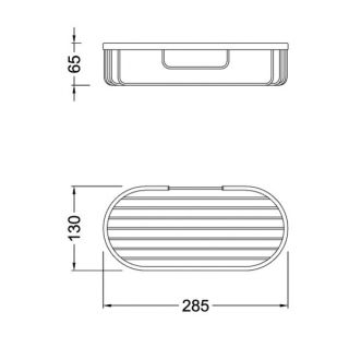 Полка для мочалок Timo Nelson антик 160078/02