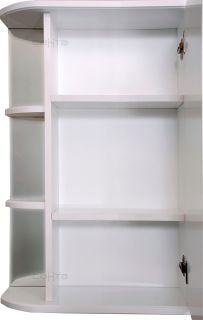 Зеркальный шкаф с подсветкой СанТа Герда 101042 60см фацет белый