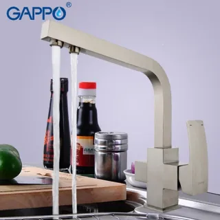 Смеситель для кухни Gappo  G4307 с подключением фильтра питьевой воды хром