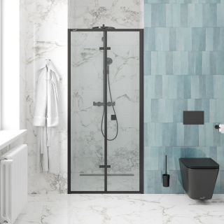 Душевая дверь Cerutti SPA BELLA D81B 80см чёрный