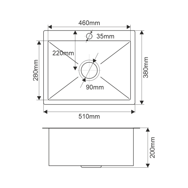Мойка H5138F Melana ProfLine 3,0/200 сатин