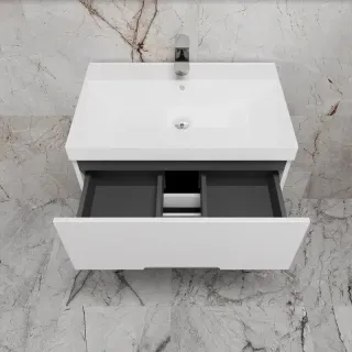 Подвесная тумба под раковину Style Line Матис ЛС-00002445 70 см белый матовый