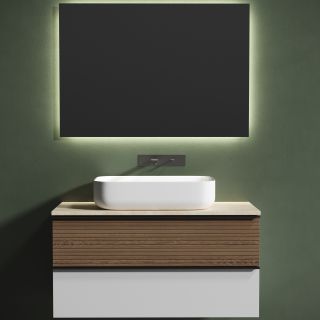 Столешница для ванной комнаты Sancos TT100A2 100см без отверстия под смеситель kreman