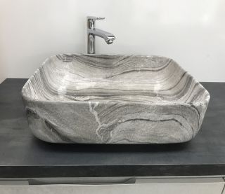 Раковина  CeramaLux 597 серая 50 см