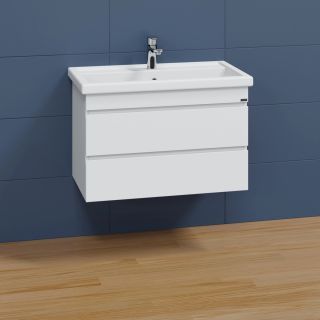 Тумба под раковину СанТа Марс 700296 80см белый