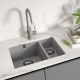 Кухонная мойка Lemark Sinara 550.2-U 9910081 грей