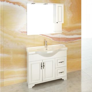 Comforty Зеркало-шкаф "Севилья-100" слоновая кость