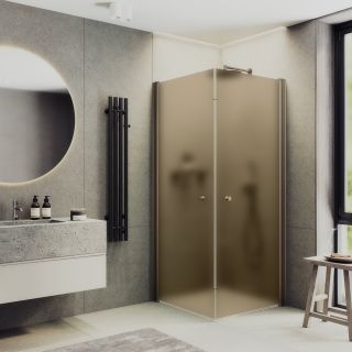 Душевой уголок MaybahGlass MGY-1301-2 90x90см бронза