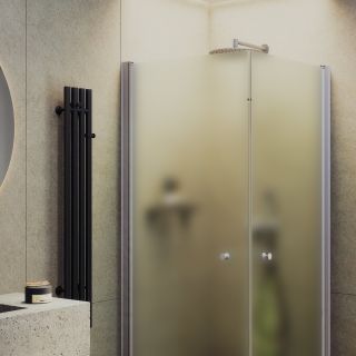 Душевой уголок MaybahGlass MGY-1294-5 90x90см хром матовый