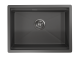Мойка кухонная Granula Kitchen Space 6045U, графит матовый