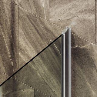 Шторка на ванну MaybahGlass MGV-788-5 80см хром матовый