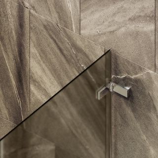 Шторка на ванну MaybahGlass MGV-647-4 40см хром глянцевый