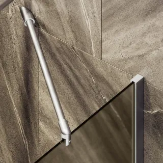 Шторка на ванну MaybahGlass MGV-75-5ш 70см хром матовый