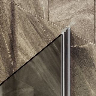 Шторка на ванну MaybahGlass MGV-784-5 70см хром матовый