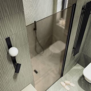 Душевая дверь MaybahGlass MGD-805-6 80см чёрный