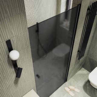 Душевая дверь MaybahGlass MGD-807-6 80см чёрный