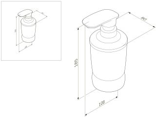 Дозатор Am.pm Sensation A3031900