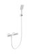 Смеситель для душа Wonzon & Woghand Twist WW-B2025-A-MW с термостатом белый матовый