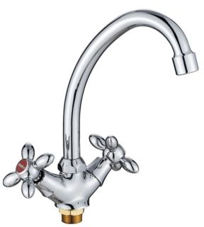 Смеситель для кухни Haiba HB4927 хром