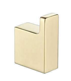 Крючок одинарный Grocenberg AC0017 (Золото глянец)