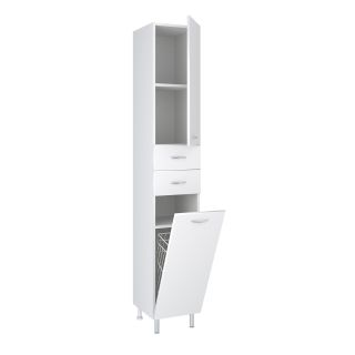 Пенал Runo правый с корзиной для белья 30 (00000000126)