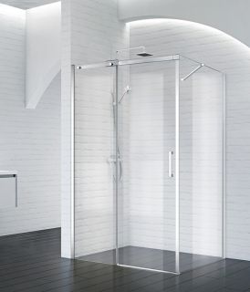 Душевой уголок BelBagno прямоугольный хром ACQUA-AH-1-120/80-C-Cr