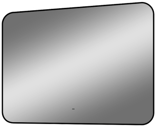 Зеркало с подсветкой Continent Torry ЗЛП1529 с бесконтактным сенсором 120x70см чёрный