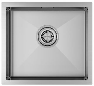 Мойка кухонная Paulmark Aller PM904444-BS брашированная нержавеющая сталь