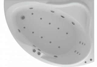 Акриловая ванна АКВАТЕК Альтаир 160x120 см правая без гидромассажа