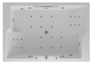 Акриловая ванна АКВАТЕК Дорадо 190x130 см без гидромассажа