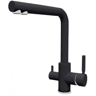 Смеситель для кухни Florentina Альдо с подключением под фильтр антрацит