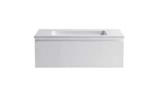 Тумба с раковиной Astra-Form Альфа 03060006+04010008 90 см белый матовый