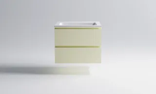 Тумба с раковиной Astra-Form Альфа 03060004ral1013+04010006 70 см бежевый матовый